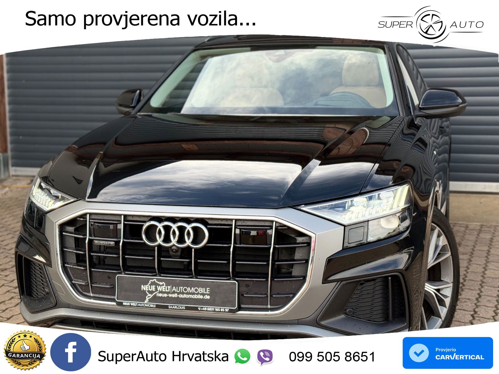 Audi Q8 50 TDI V6 (286 KS) quattro Tiptronic