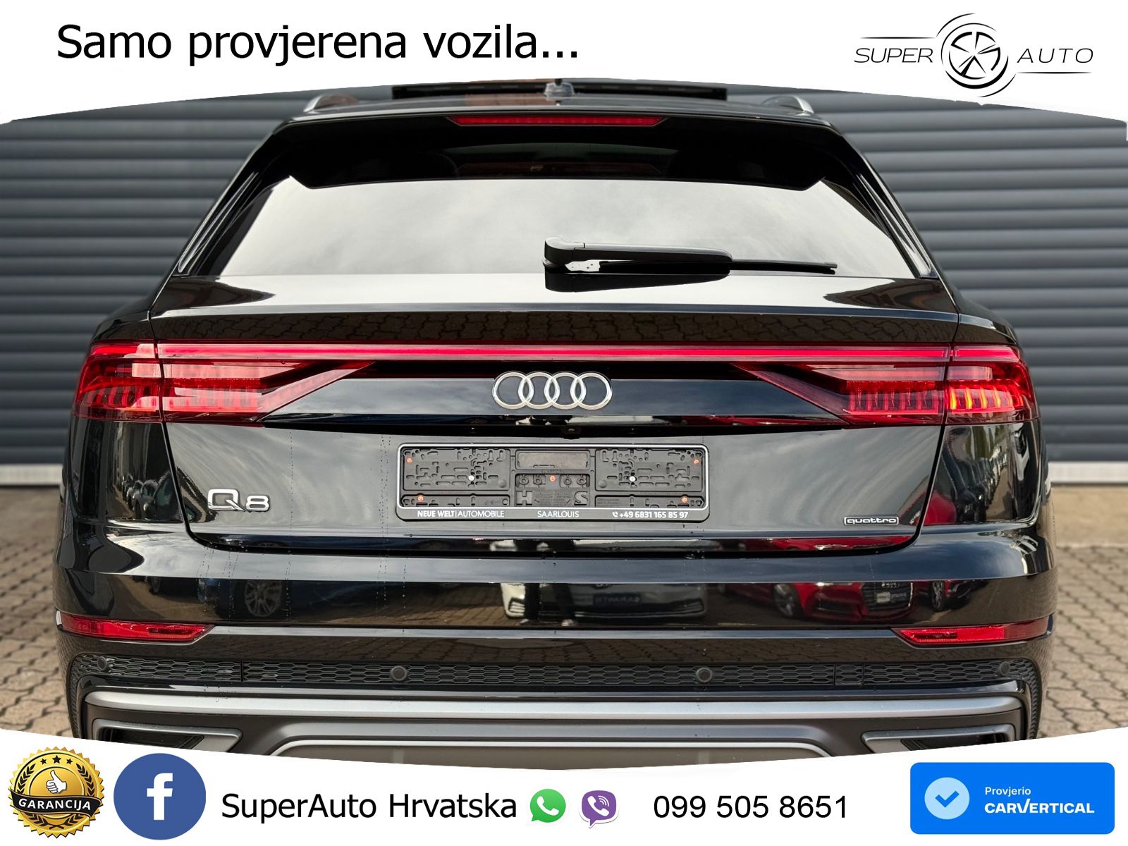Audi Q8 50 TDI V6 (286 KS) quattro Tiptronic