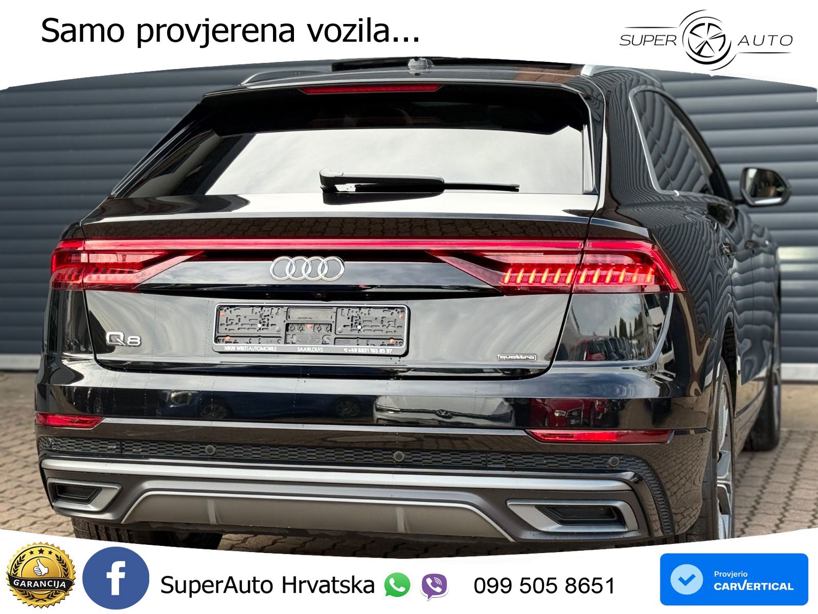 Audi Q8 50 TDI V6 (286 KS) quattro Tiptronic