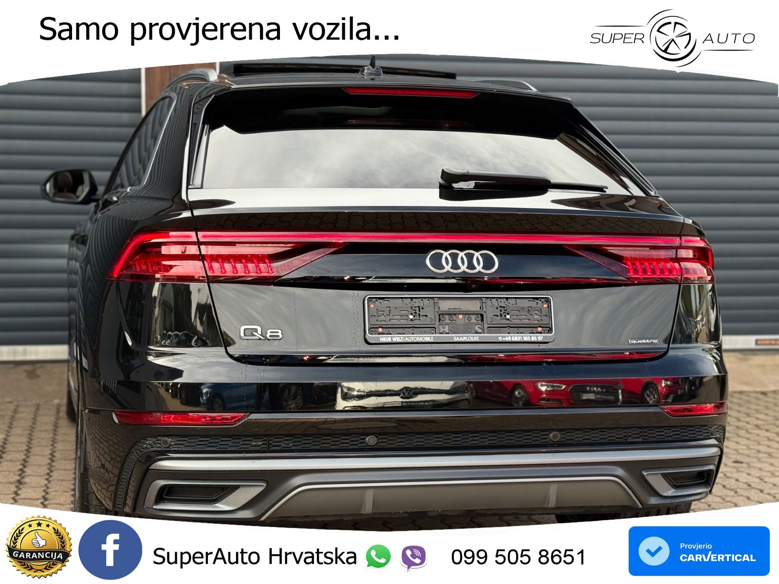Audi Q8 50 TDI V6 (286 KS) quattro Tiptronic