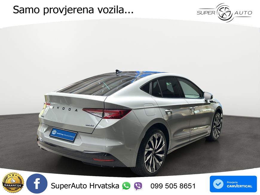 Škoda Enyaq Coupe iV 85 82 kWh (286 KS) SportLine LED+GR SJED+ACC