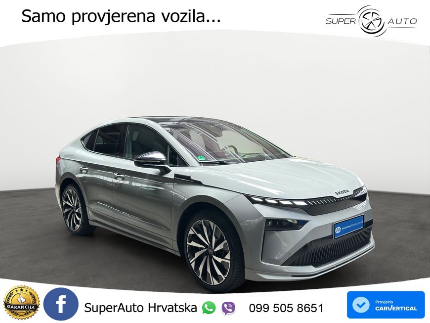 Škoda Enyaq Coupe iV 85 82 kWh (286 KS) SportLine LED+GR SJED+ACC