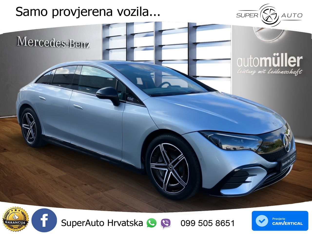 Mercedes EQE 350 98 kWh (292 KS) 4MATIC