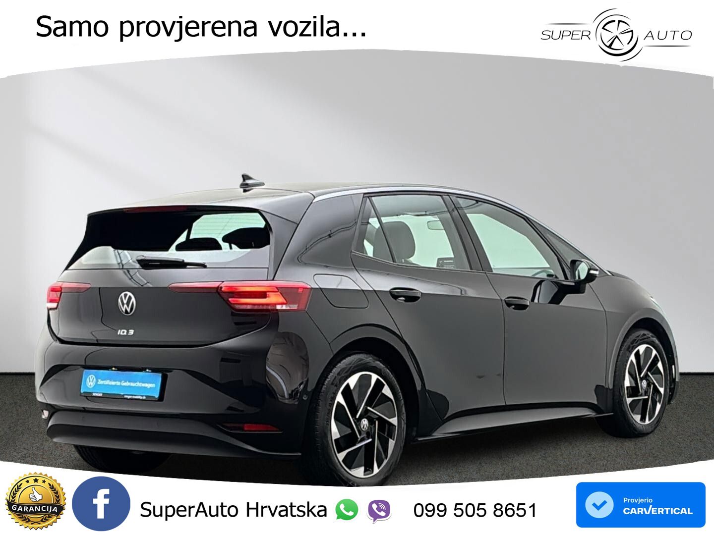 Volkswagen ID.3 Pro 62 kWh (204 KS) LED+GR SJED+ACC