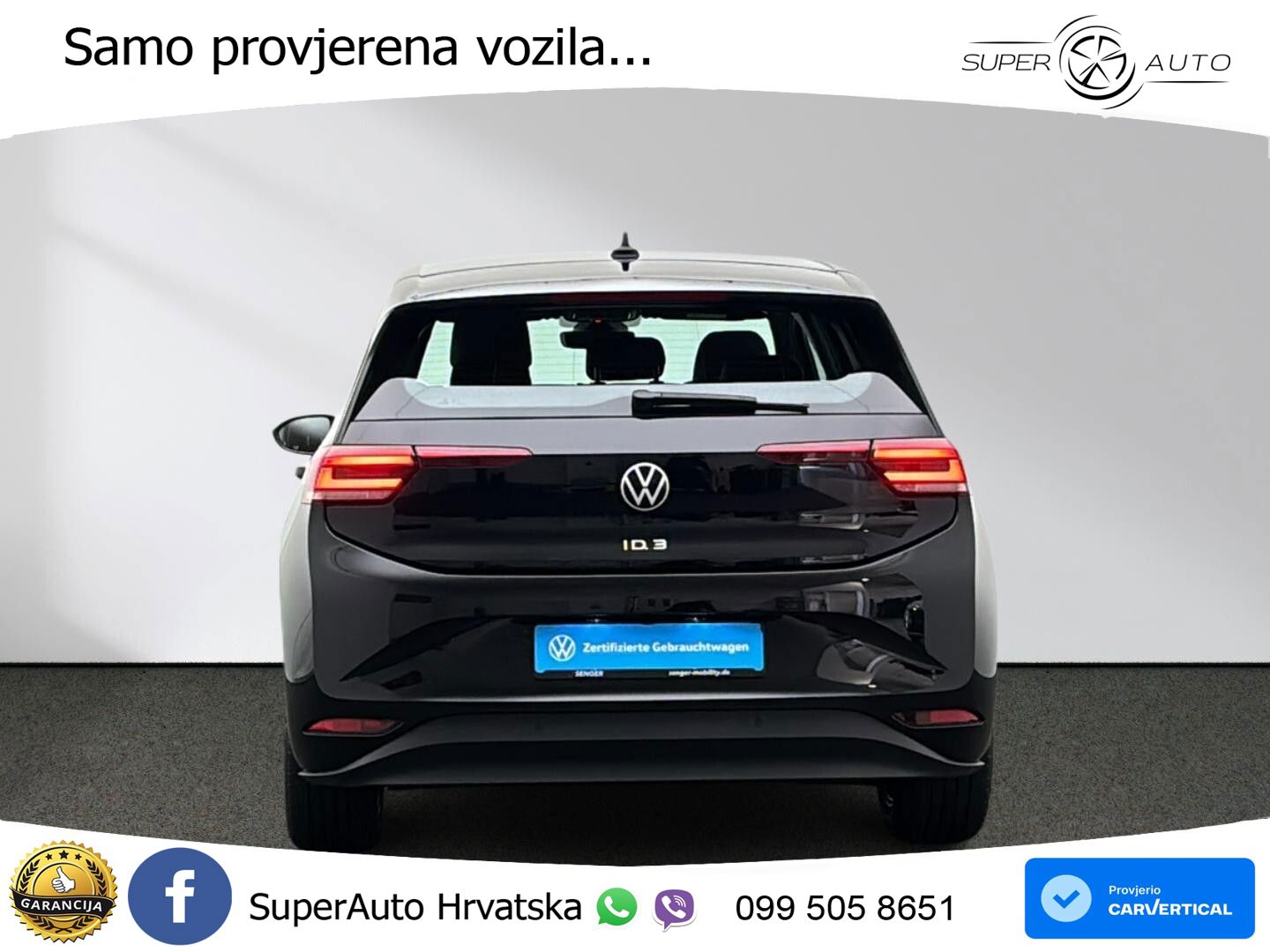 Volkswagen ID.3 Pro 62 kWh (204 KS) LED+GR SJED+ACC