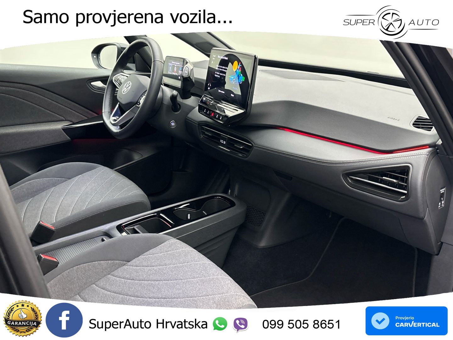 Volkswagen ID.3 Pro 62 kWh (204 KS) LED+GR SJED+ACC