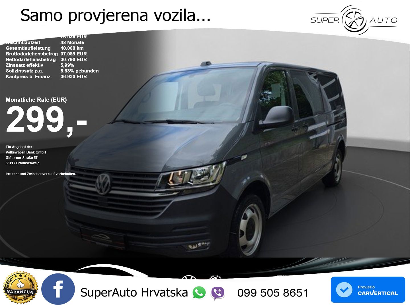 VW Transporter 150 KS