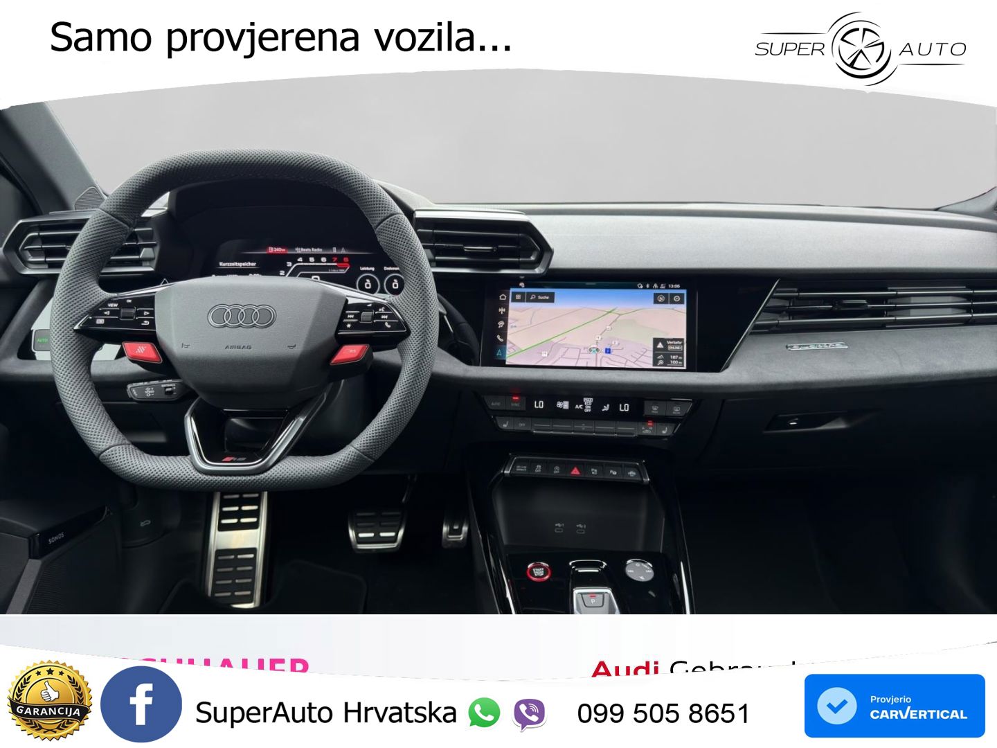Audi RS3 Sportback 2.5 TFSI (400 KS) quattro S tronic LED+GR SJED+ACC