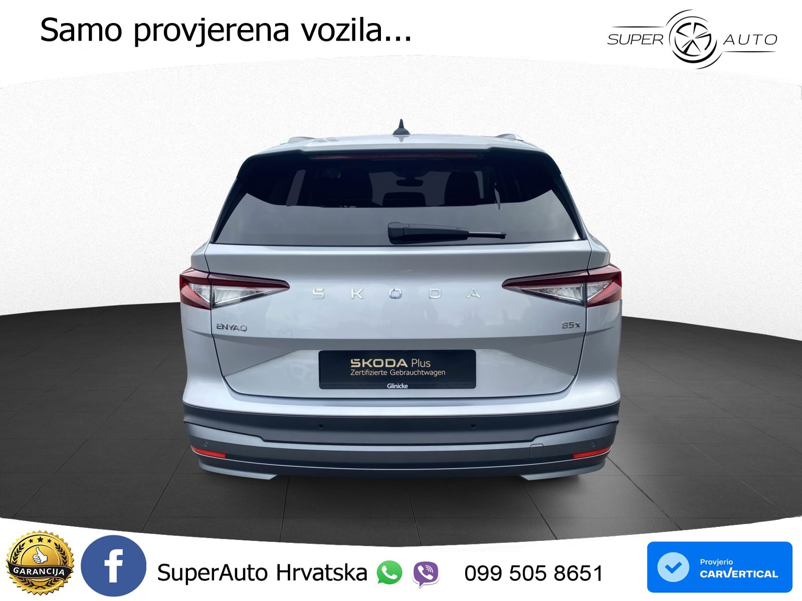 Škoda Enyaq iV 85x 82 kWh (286 KS) AWD