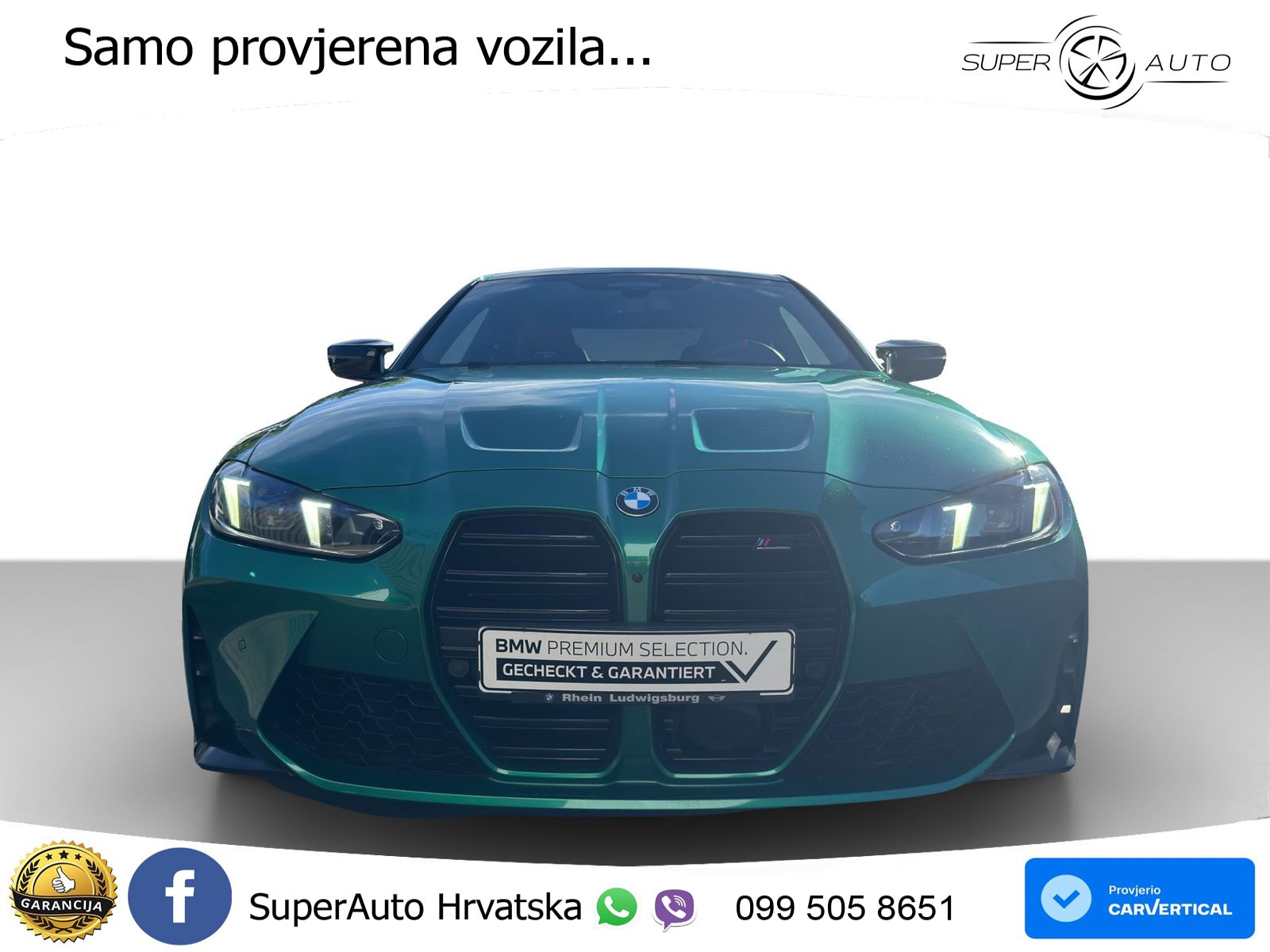 BMW M4 Competition 3.0 (530 KS) xDrive Steptronic LED+GR SJED+ACC