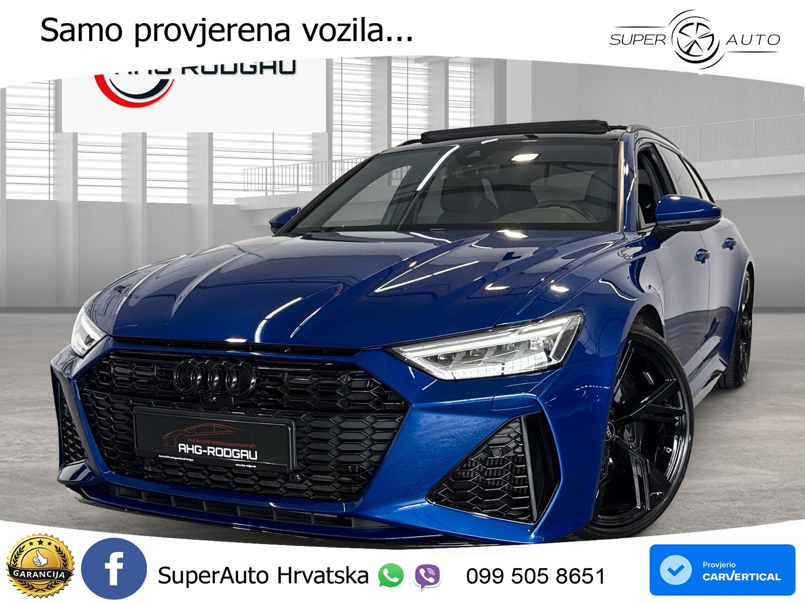 Audi RS6 Avant 4.0 TFSI V8 (600 KS) quattro Tiptronic