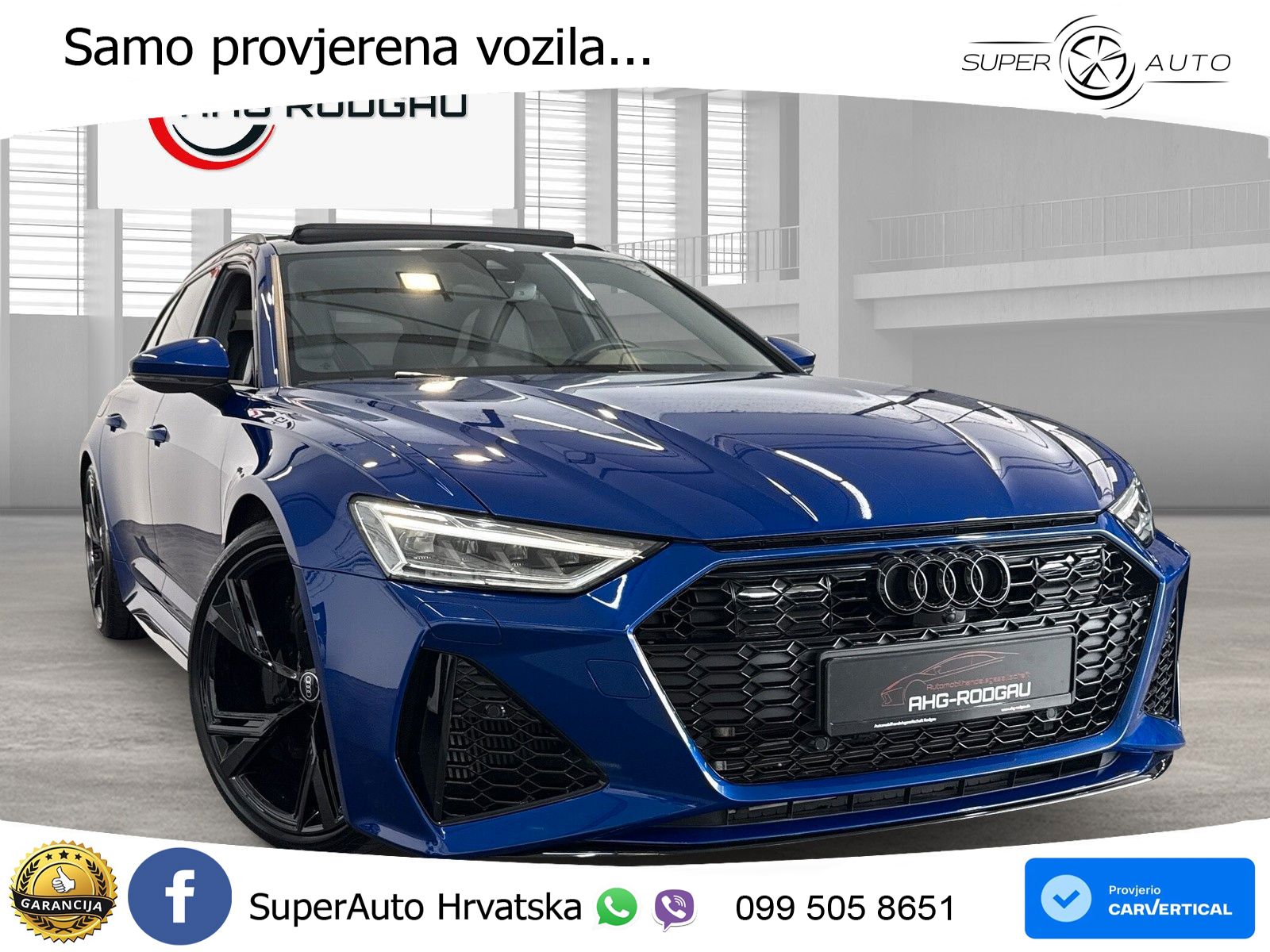Audi RS6 Avant 4.0 TFSI V8 (600 KS) quattro Tiptronic