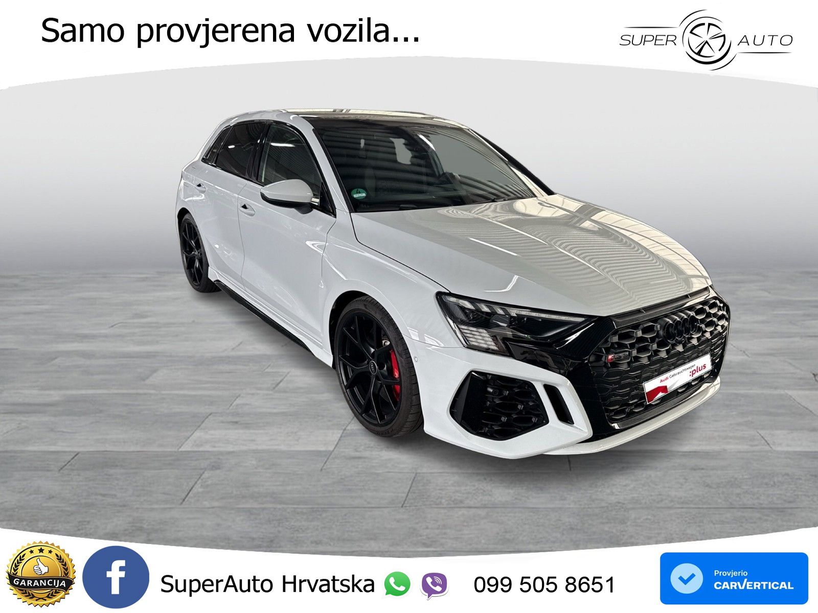 Audi RS3 Sportback 2.5 TFSI (400 KS) quattro S tronic LED+GR SJED+ACC