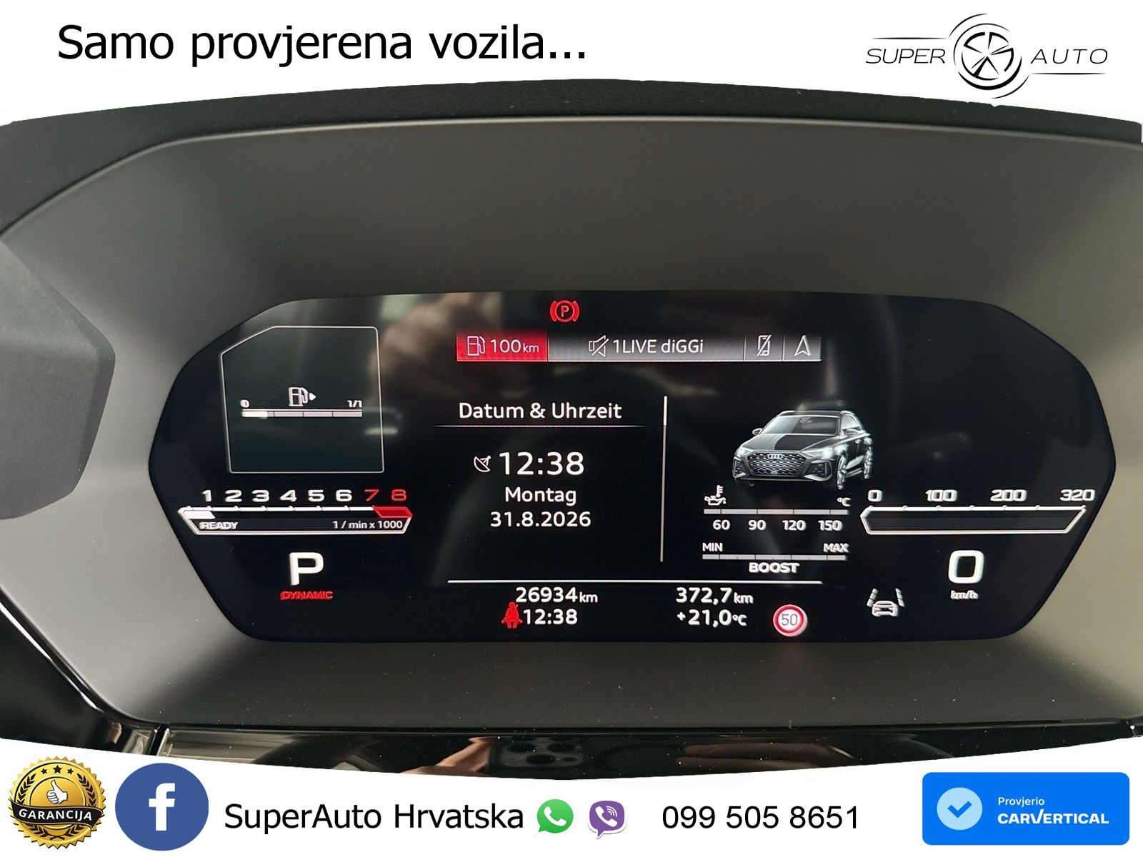 Audi RS3 Sportback 2.5 TFSI (400 KS) quattro S tronic LED+GR SJED+ACC