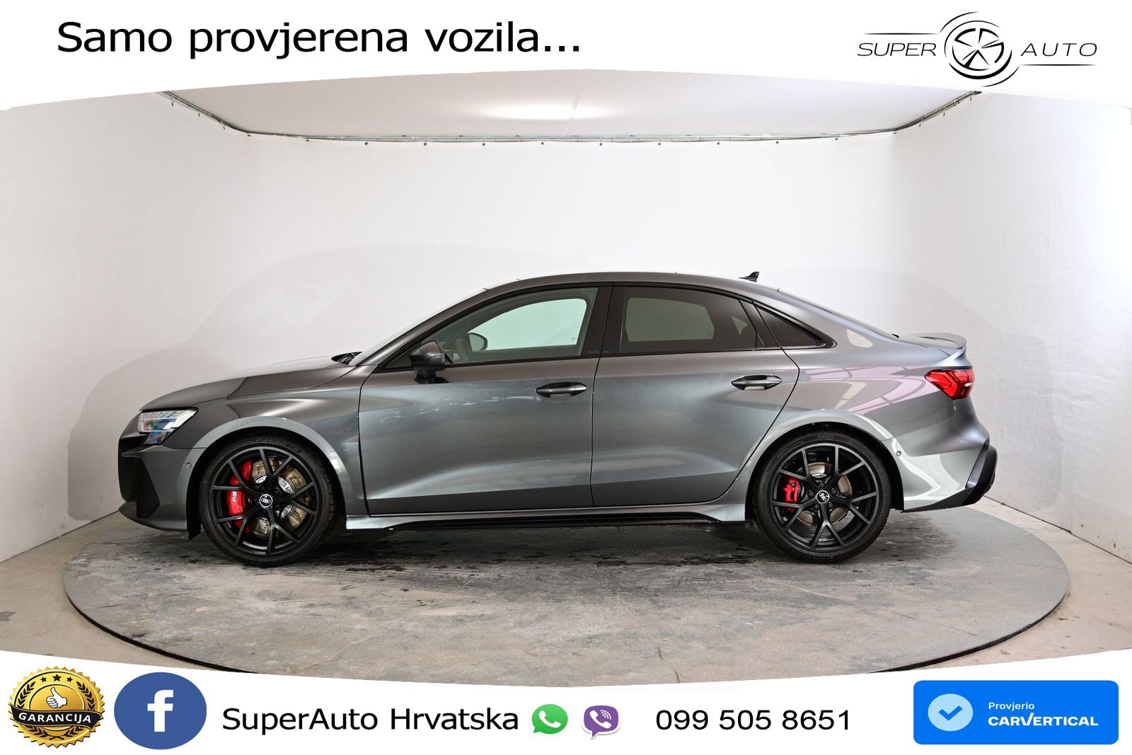 Audi RS3 Sedan 2.5 TFSI (400 KS) quattro S tronic LED+GR SJED+ACC