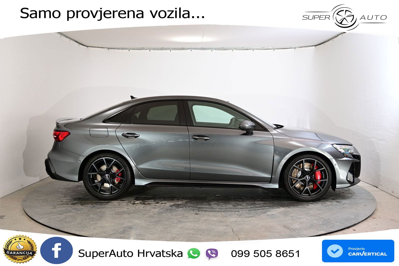 Audi RS3 Sedan 2.5 TFSI (400 KS) quattro S tronic LED+GR SJED+ACC
