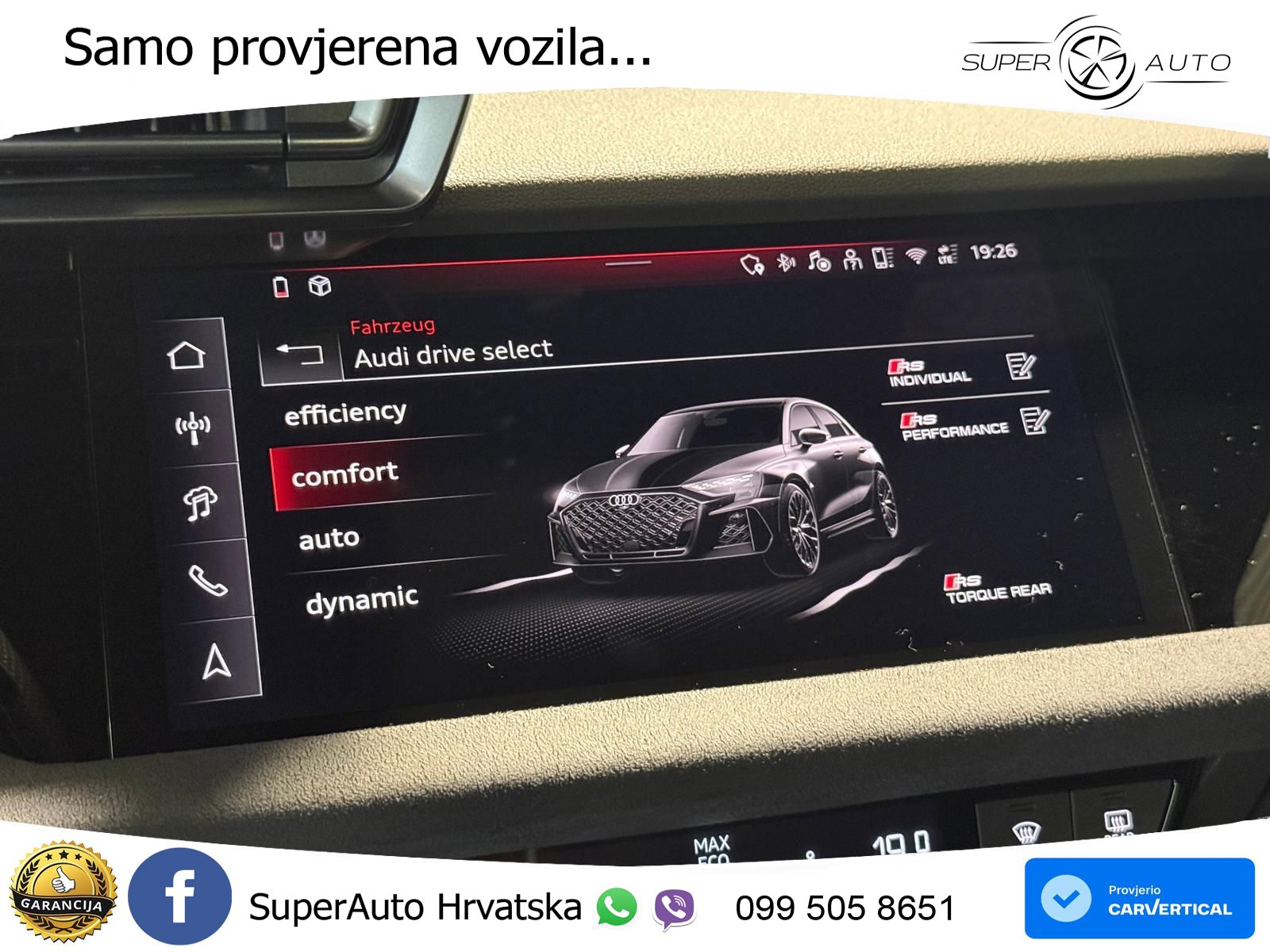 Audi RS3 Sedan 2.5 TFSI (400 KS) quattro S tronic LED+GR SJED+ACC