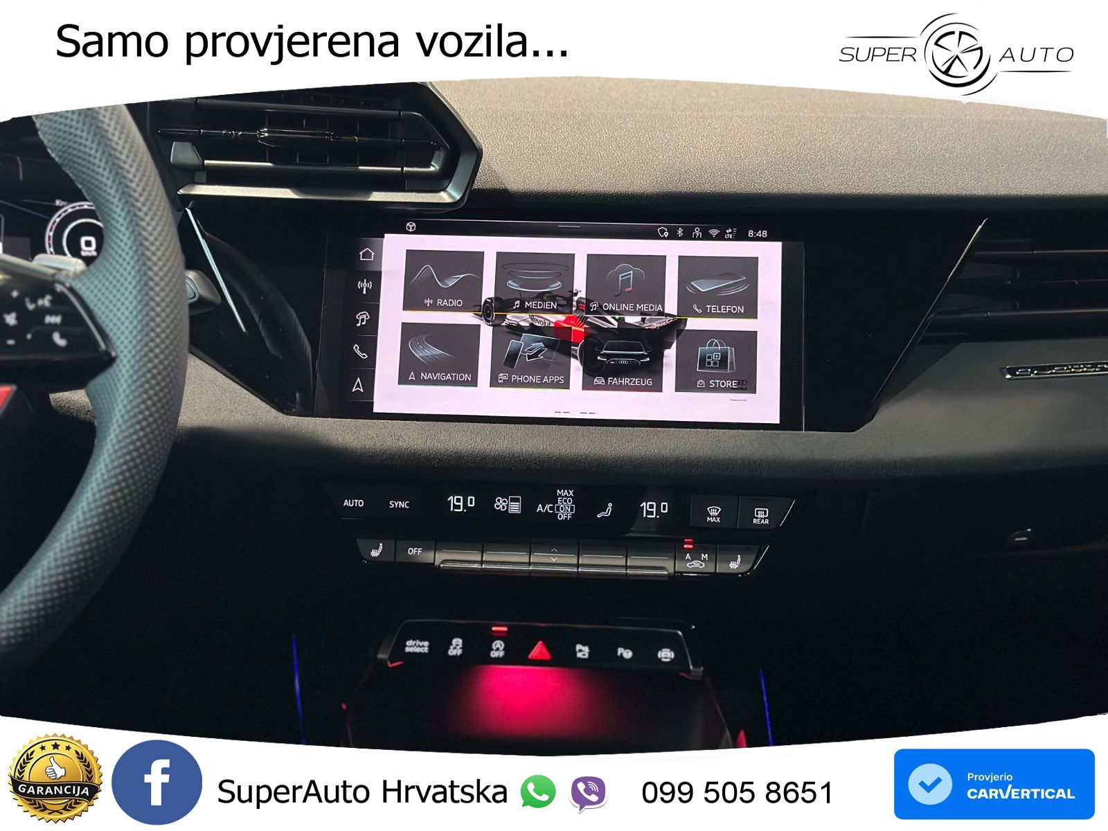 Audi RS3 Sedan 2.5 TFSI (400 KS) quattro S tronic LED+GR SJED+ACC