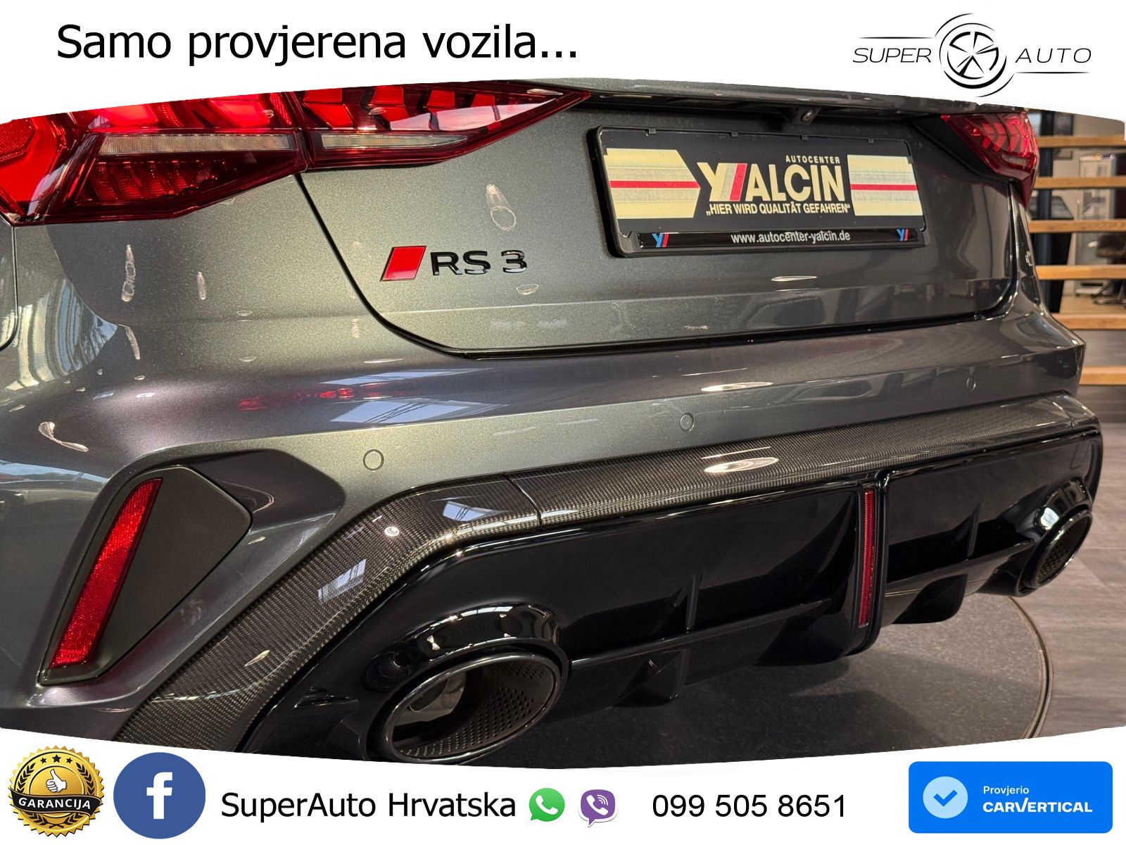 Audi RS3 Sedan 2.5 TFSI (400 KS) quattro S tronic LED+GR SJED+ACC