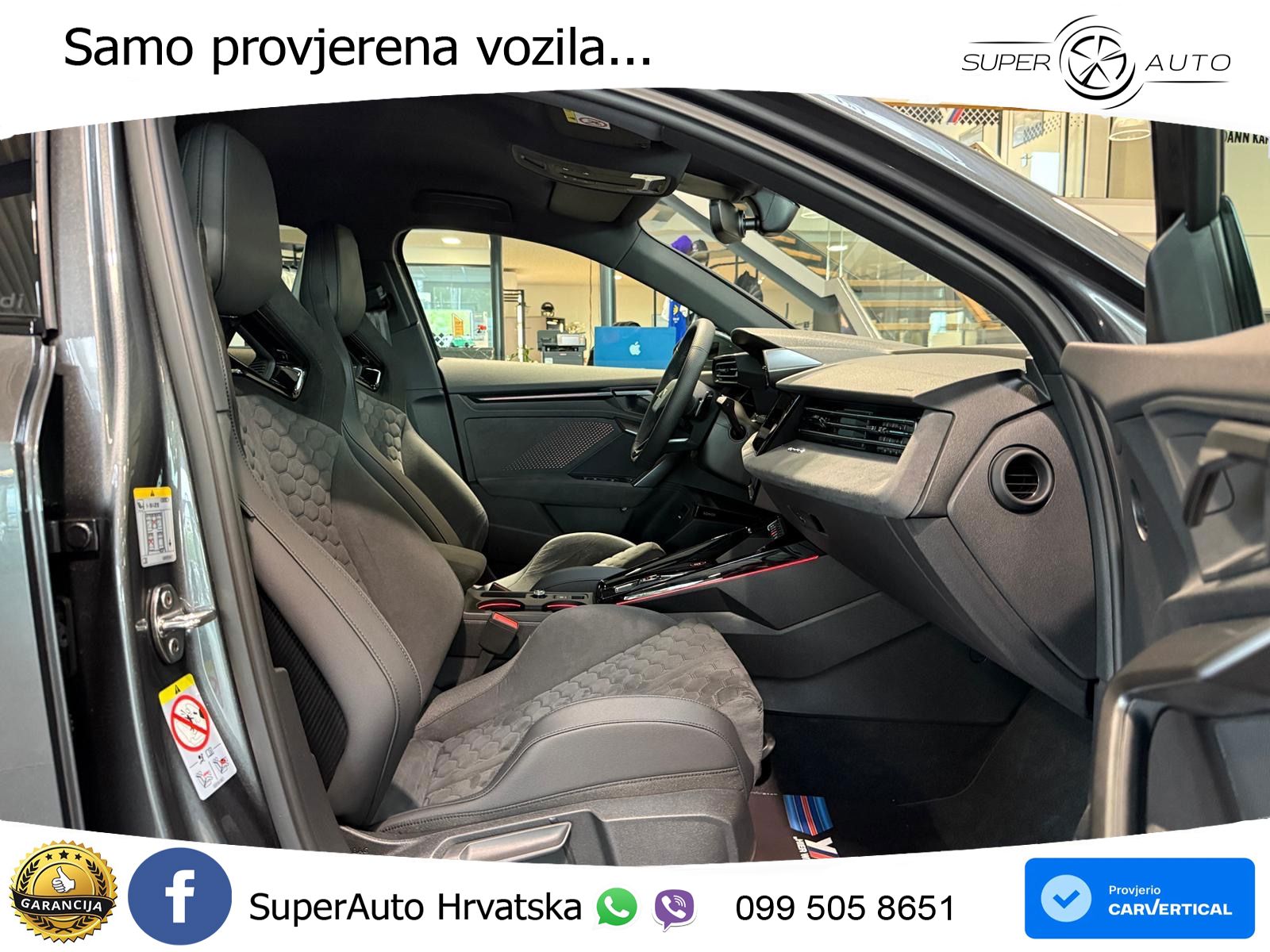 Audi RS3 Sedan 2.5 TFSI (400 KS) quattro S tronic LED+GR SJED+ACC