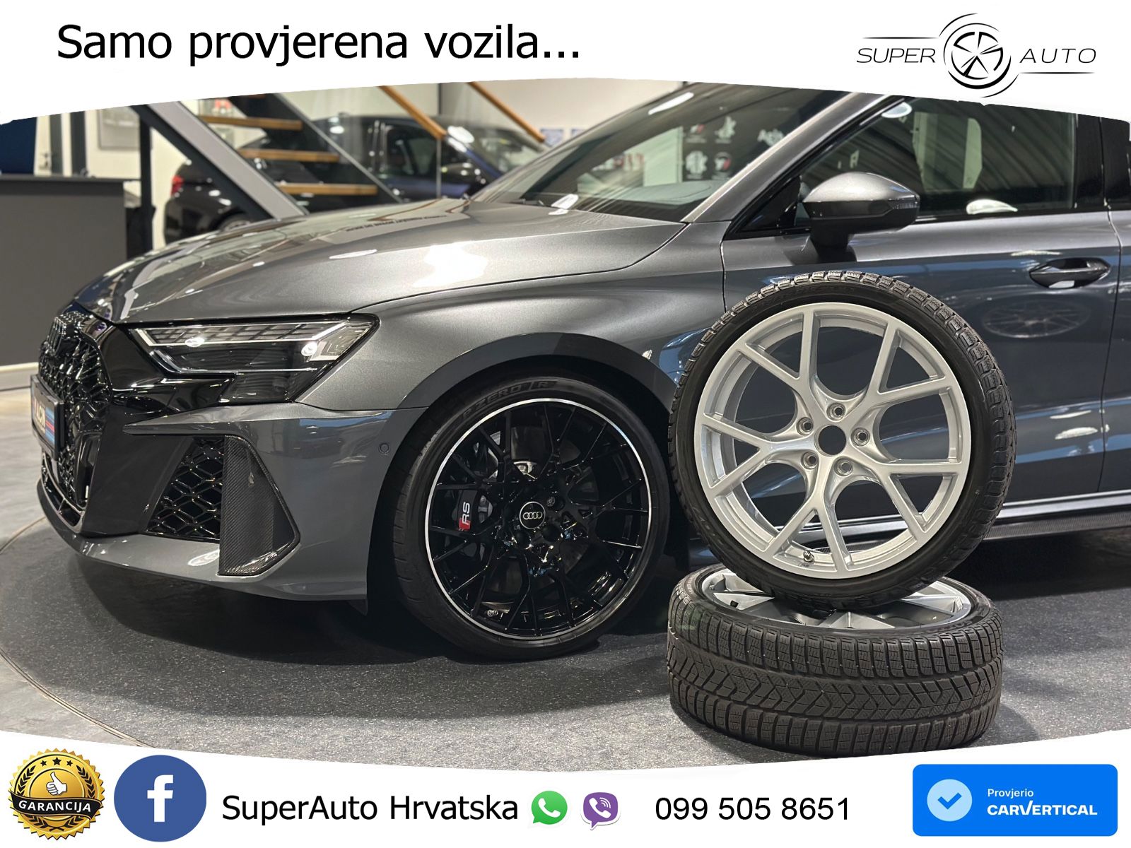 Audi RS3 Sedan 2.5 TFSI (400 KS) quattro S tronic LED+GR SJED+ACC