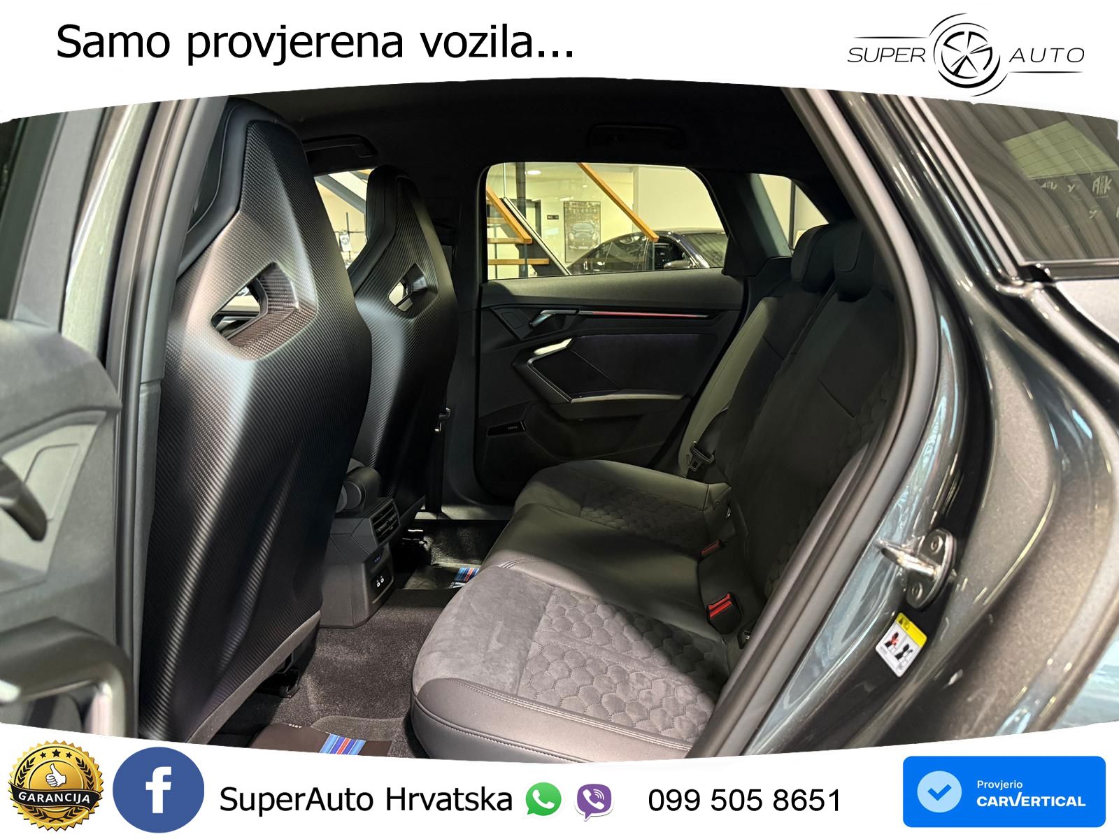 Audi RS3 Sedan 2.5 TFSI (400 KS) quattro S tronic LED+GR SJED+ACC