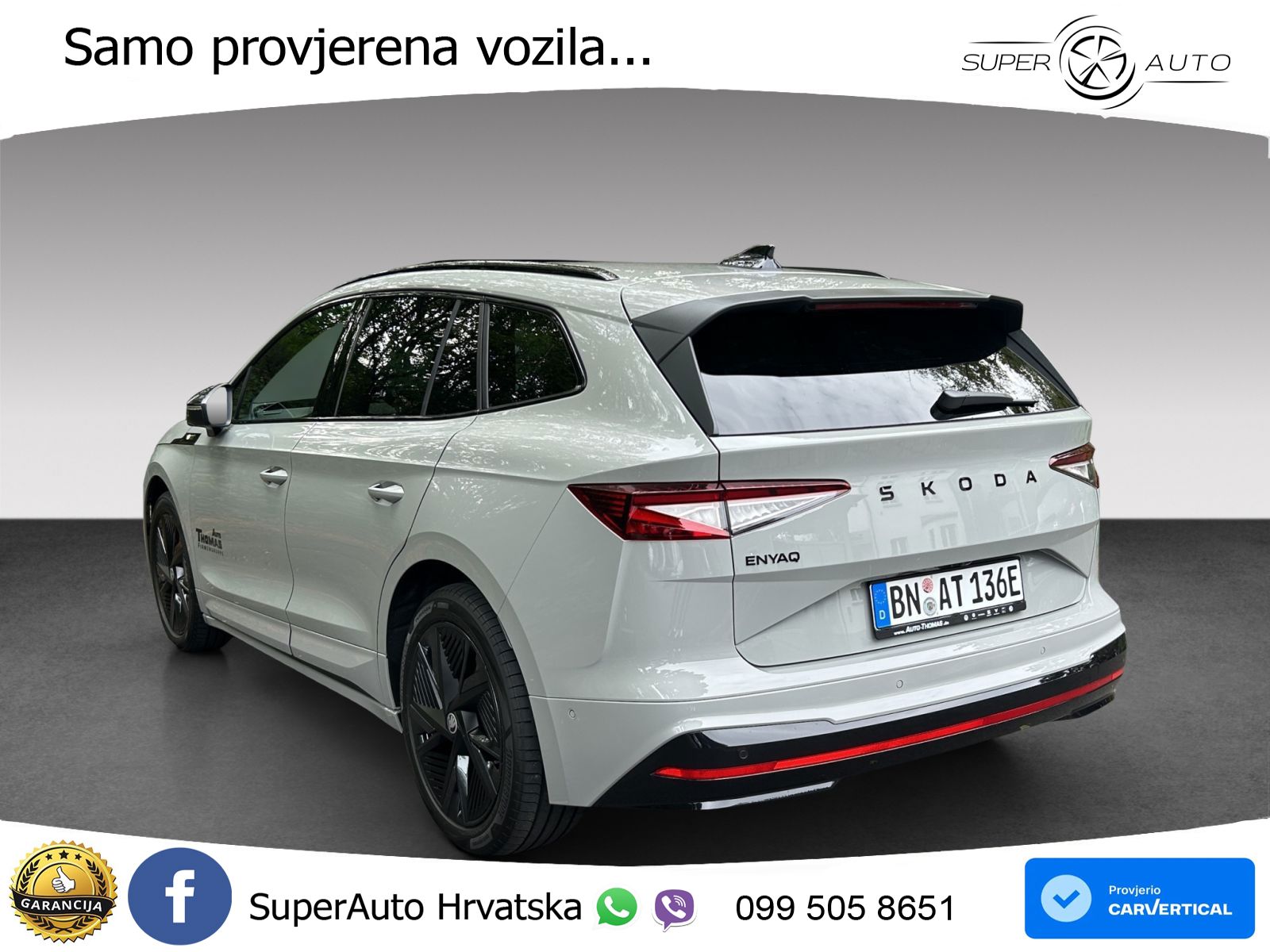 Škoda Enyaq iV RS 82 kWh (340 KS) AWD LED+GR SJED+ACC