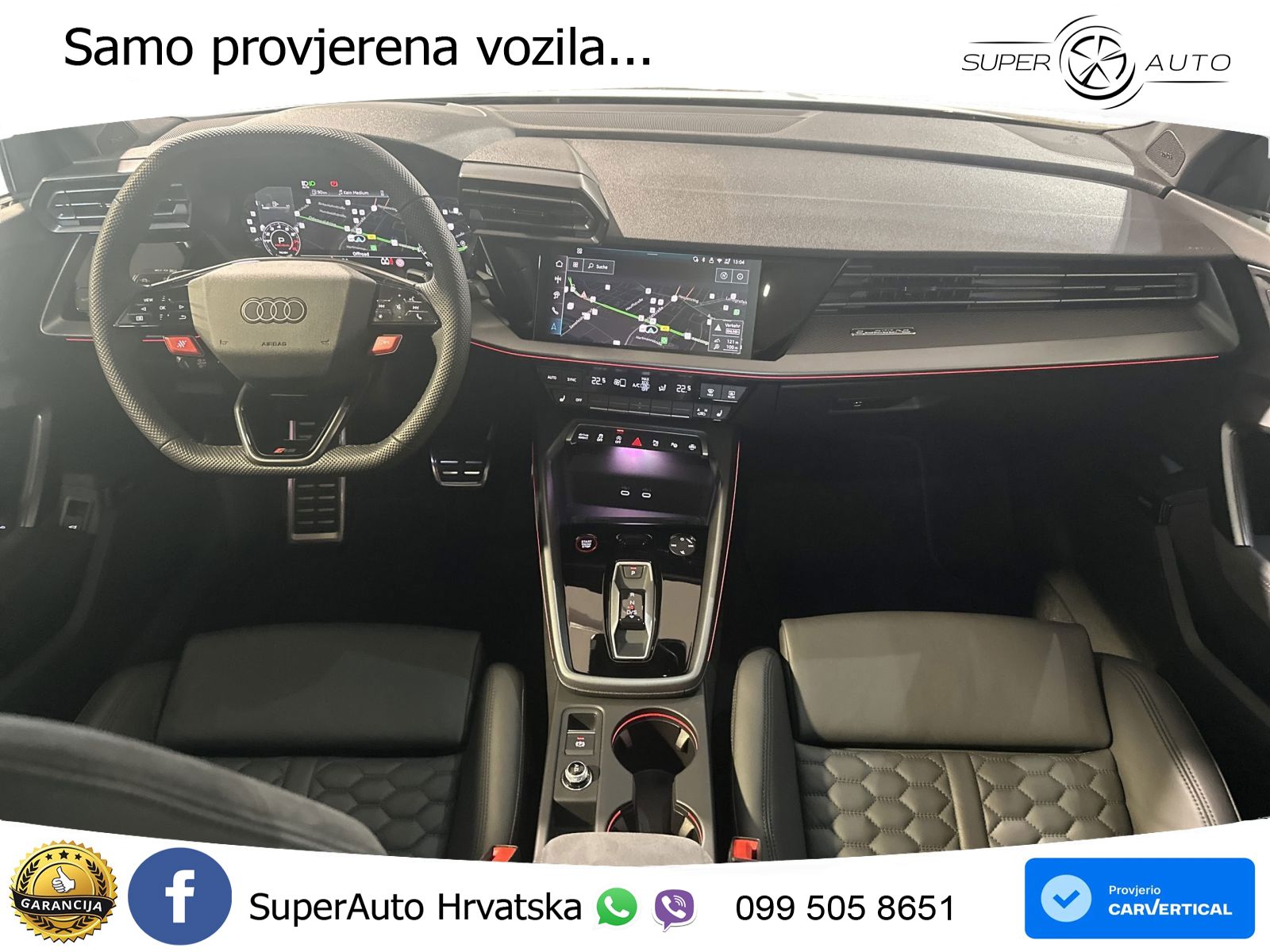 Audi RS3 Sedan 2.5 TFSI (400 KS) quattro S tronic LED+GR SJED+ACC