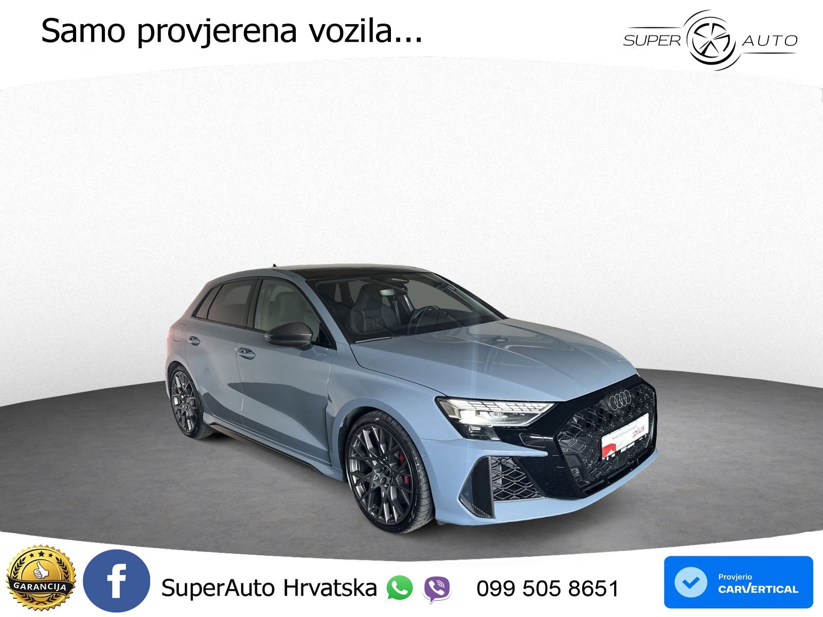 Audi RS3 Sedan 2.5 TFSI (400 KS) quattro S tronic LED+GR SJED+ACC