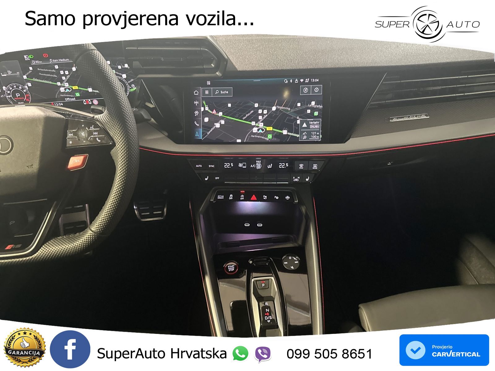 Audi RS3 Sedan 2.5 TFSI (400 KS) quattro S tronic LED+GR SJED+ACC