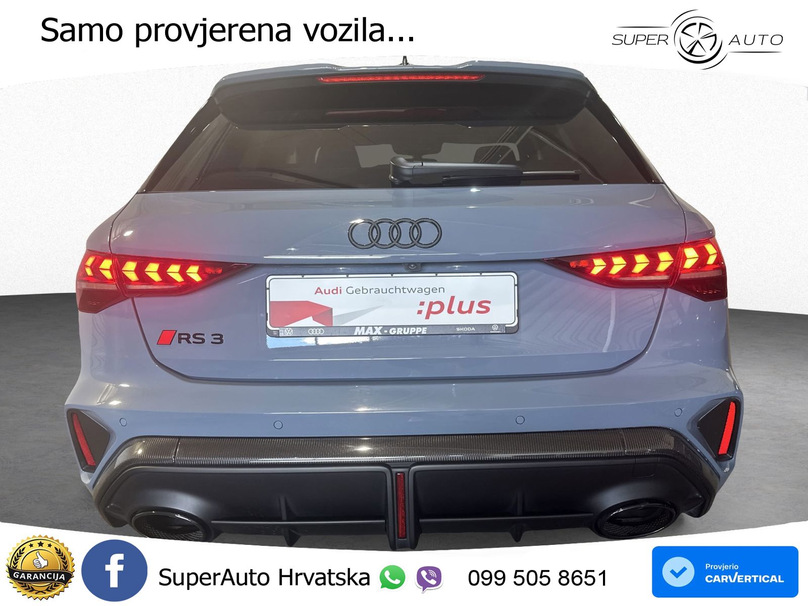 Audi RS3 Sedan 2.5 TFSI (400 KS) quattro S tronic LED+GR SJED+ACC