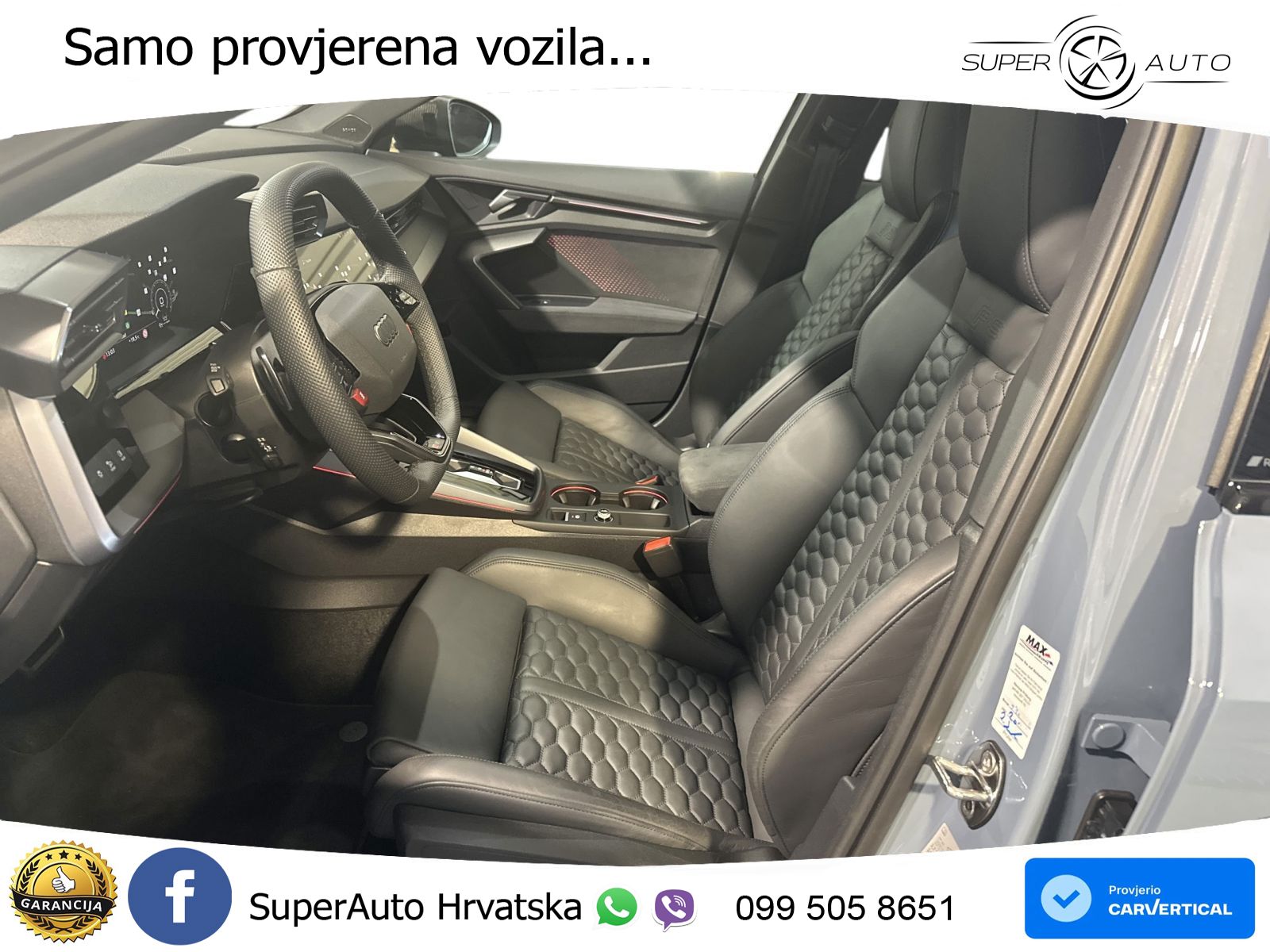 Audi RS3 Sedan 2.5 TFSI (400 KS) quattro S tronic LED+GR SJED+ACC