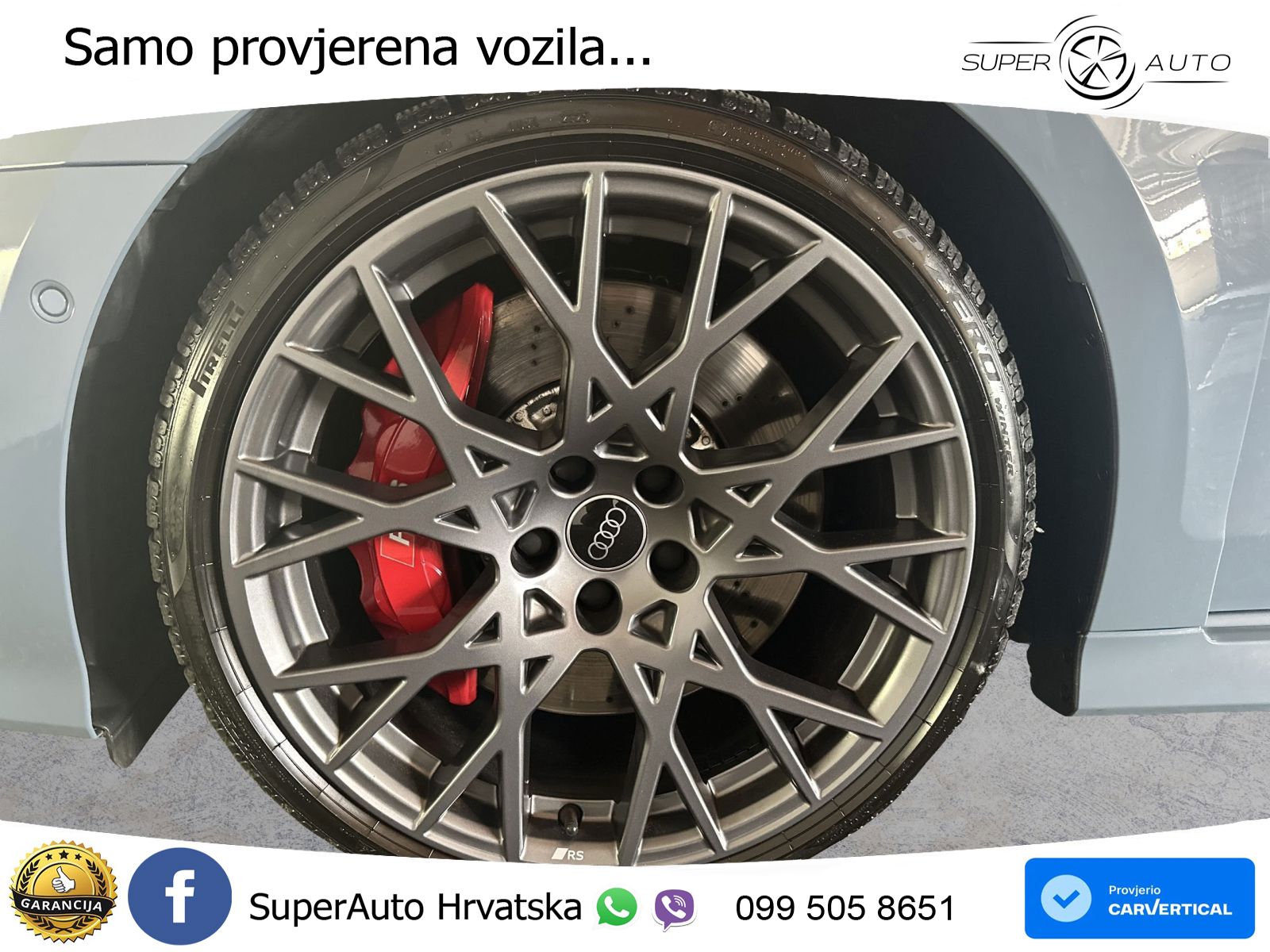 Audi RS3 Sedan 2.5 TFSI (400 KS) quattro S tronic LED+GR SJED+ACC