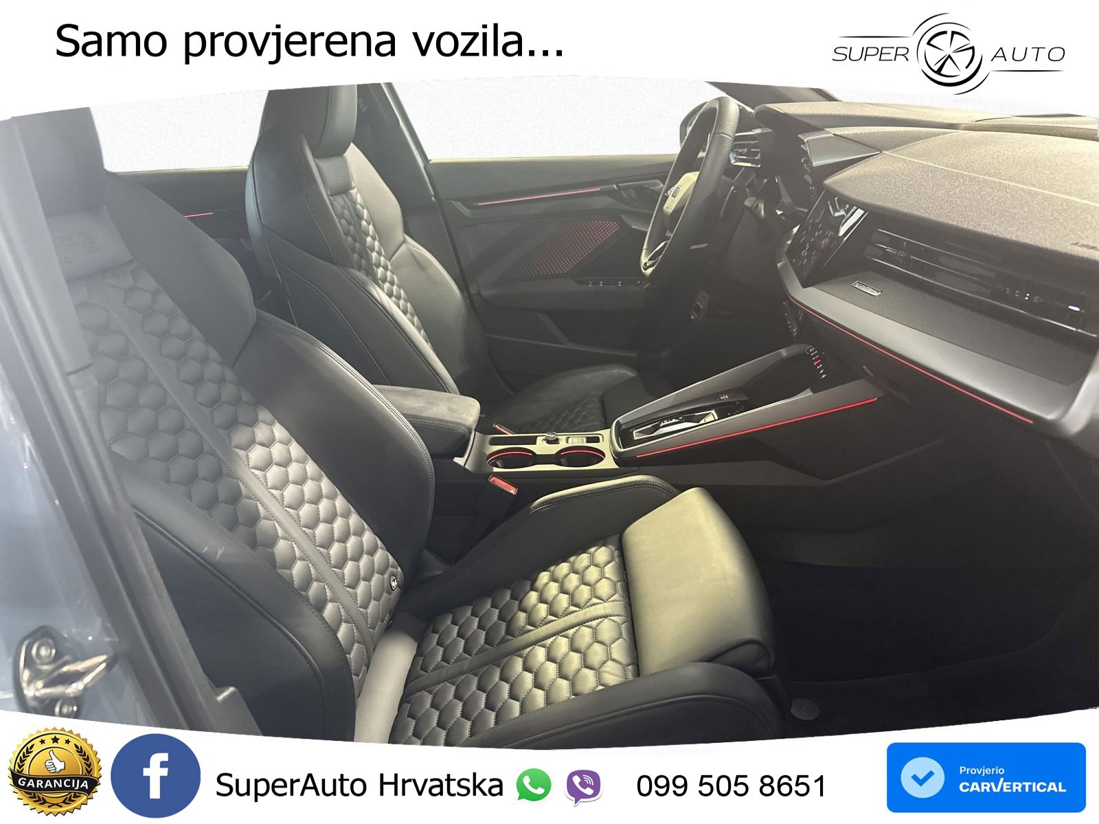 Audi RS3 Sedan 2.5 TFSI (400 KS) quattro S tronic LED+GR SJED+ACC