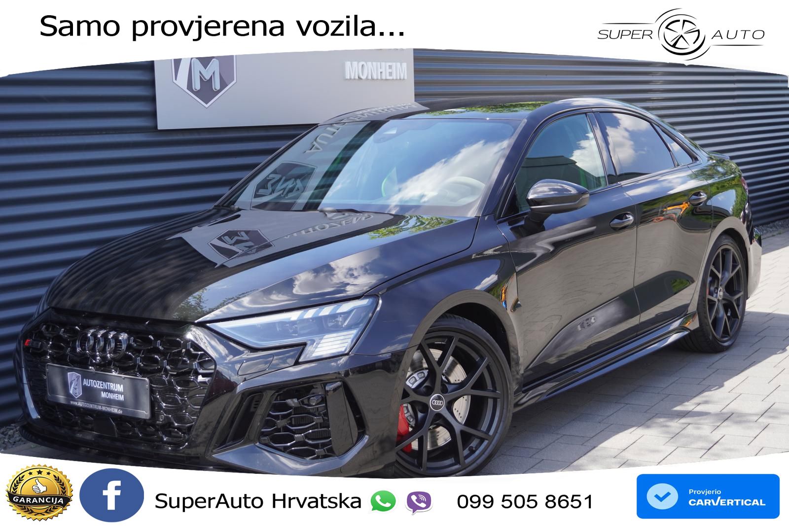 Audi RS3 Sedan 2.5 TFSI (400 KS) quattro S tronic LED+GR SJED+ACC