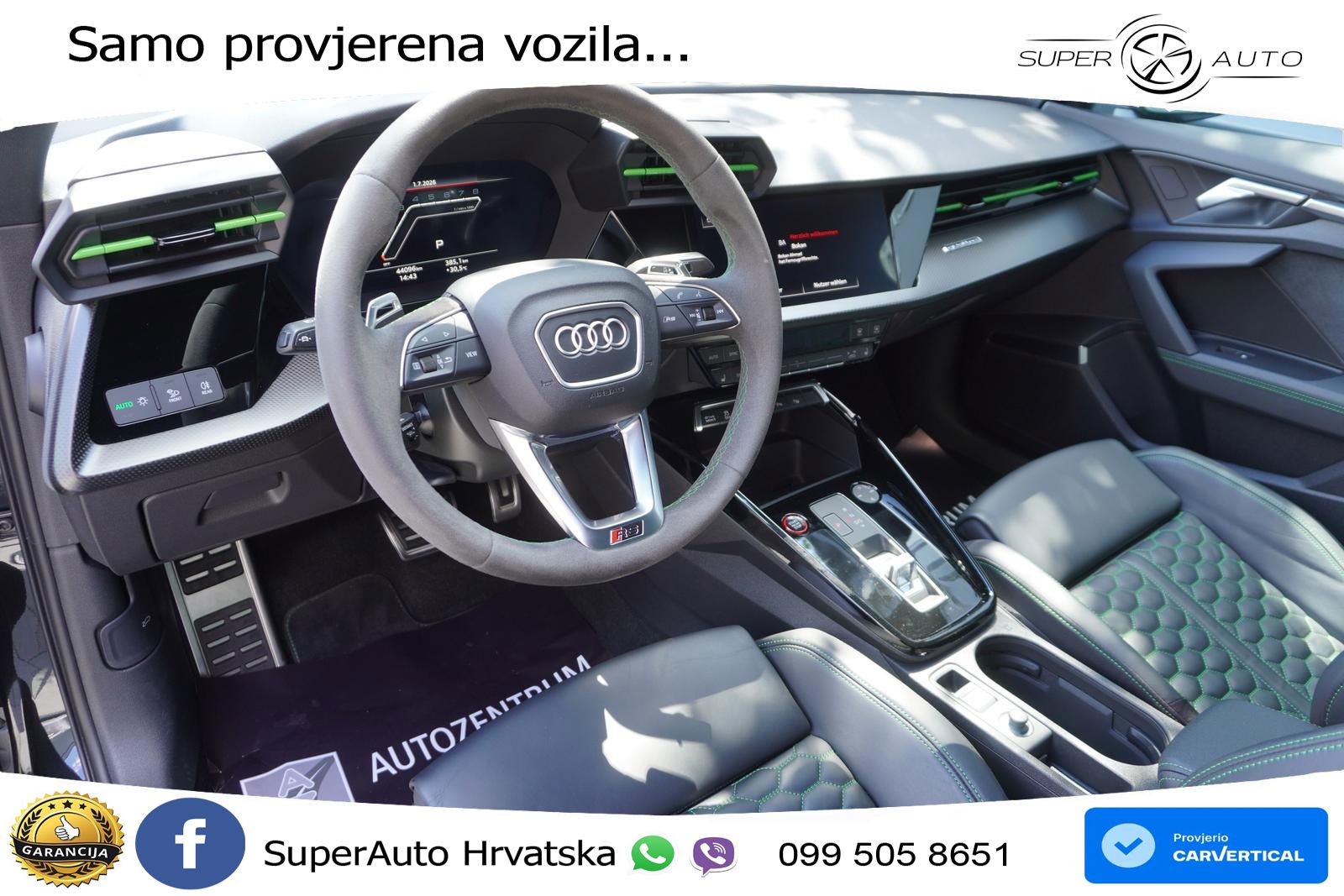 Audi RS3 Sedan 2.5 TFSI (400 KS) quattro S tronic LED+GR SJED+ACC