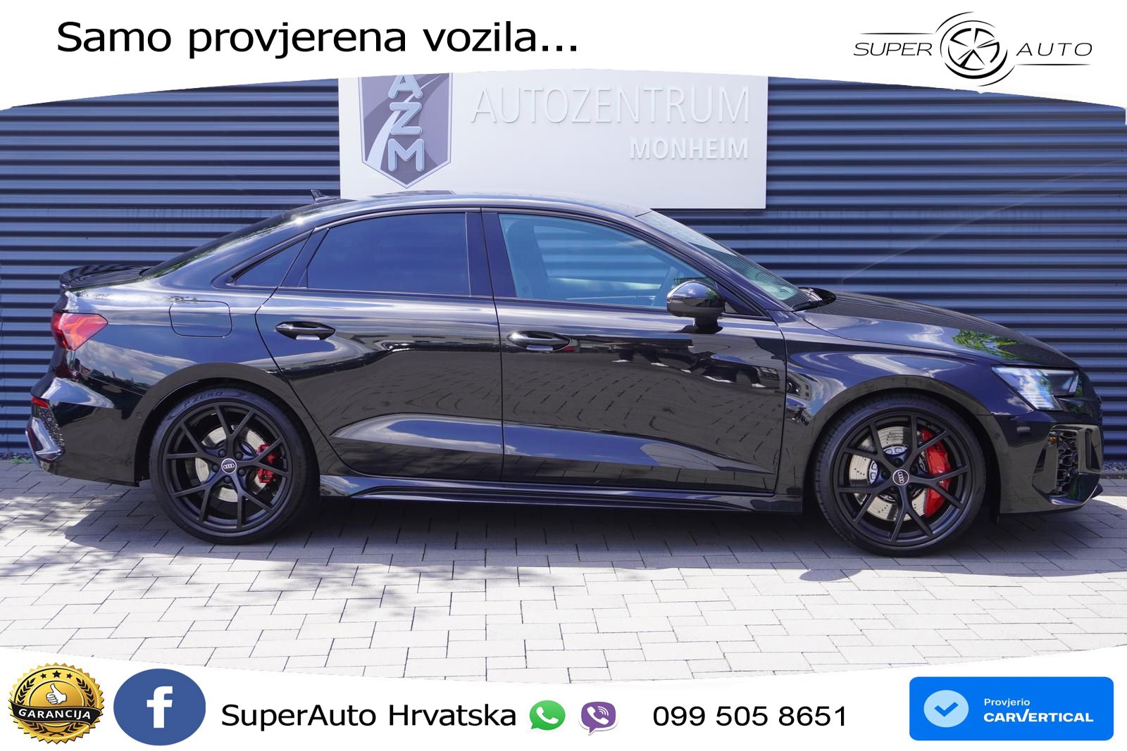 Audi RS3 Sedan 2.5 TFSI (400 KS) quattro S tronic LED+GR SJED+ACC