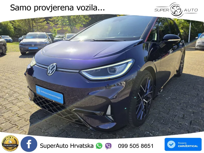 Volkswagen ID.3 GTX Performance 84 kWh (326 KS) LED+GR SJED+ACC