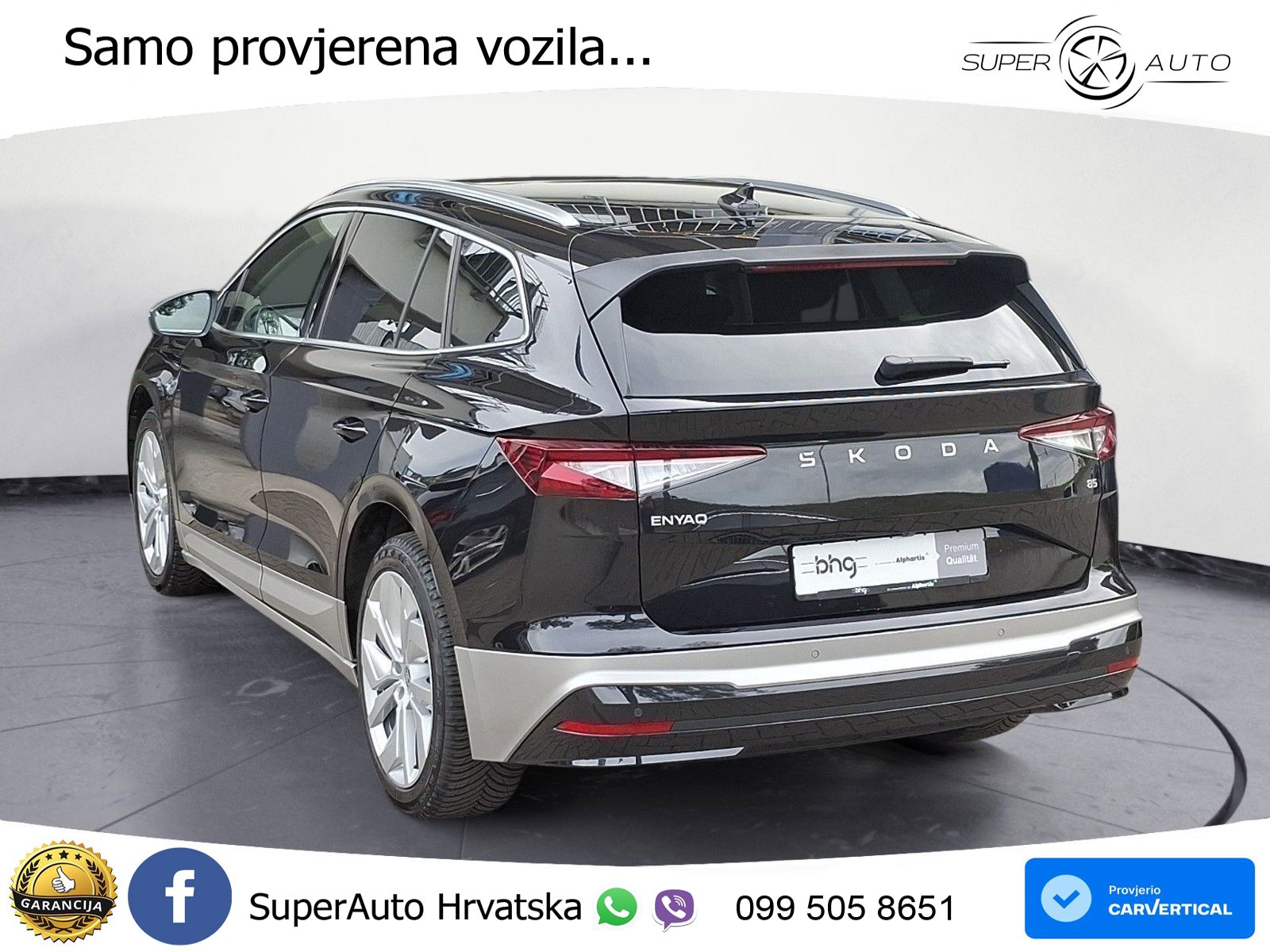 Škoda Enyaq 85 82 kWh (286 KS) LED+GR SJED+ACC