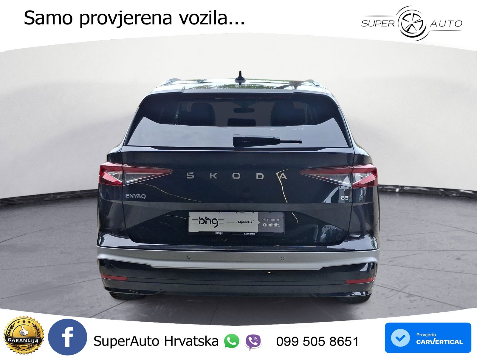 Škoda Enyaq 85 82 kWh (286 KS) LED+GR SJED+ACC