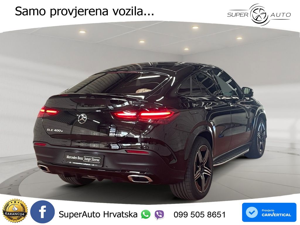 Mercedes GLE Coupe 400e (381 KS) 4MATIC 9G-TRONIC AMG LED+GR SJED+ACC