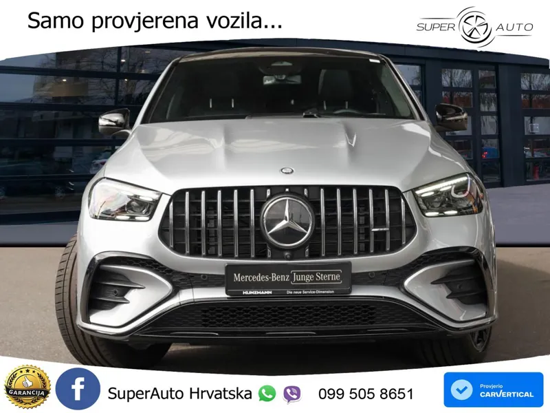 Mercedes AMG GLE Coupe 53 (435 KS) EQ Boost 4MATIC+ AMG SPEEDSHIFT TCT 9G LED+GR SJED+ACC