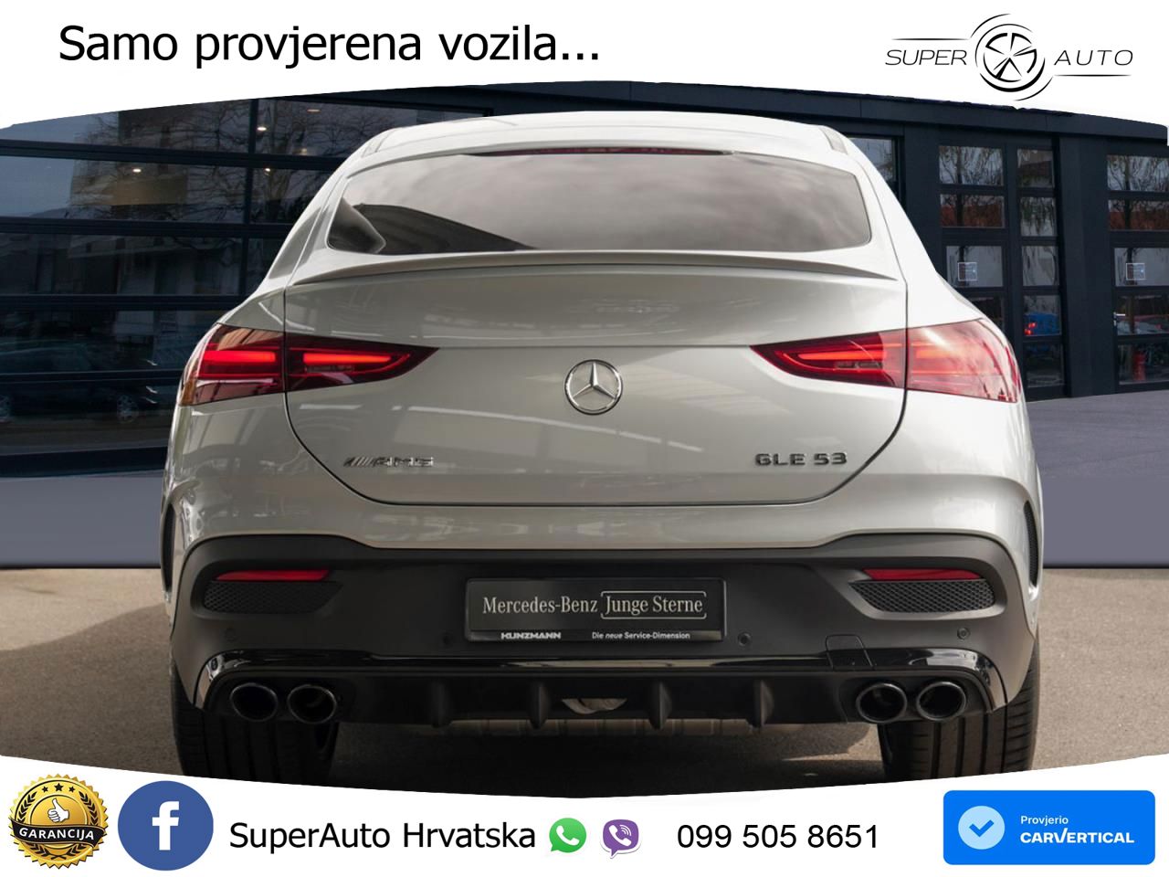 Mercedes AMG GLE Coupe 53 (435 KS) EQ Boost 4MATIC+ AMG SPEEDSHIFT TCT 9G LED+GR SJED+ACC