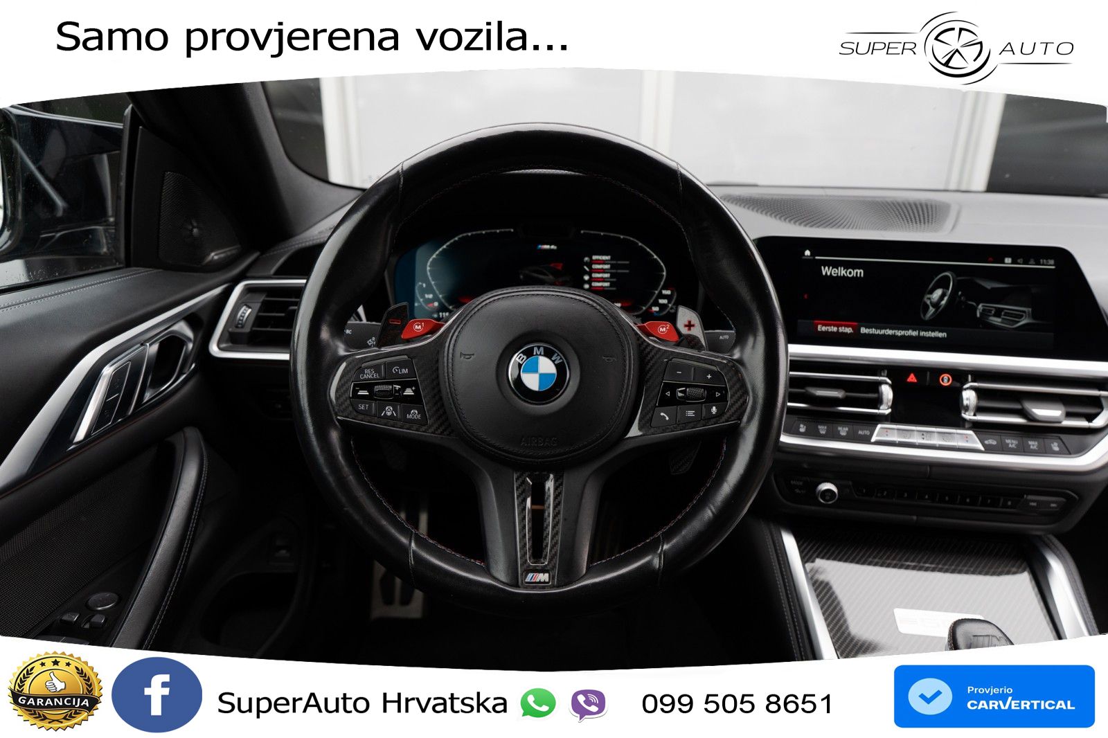 BMW M4 Competition 3.0 (510 KS) Steptronic LED+GR SJED+ACC