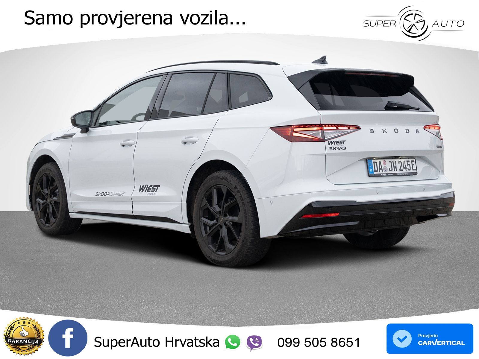 Škoda Enyaq 85 82 kWh (286 KS) LED+GR SJED+ACC