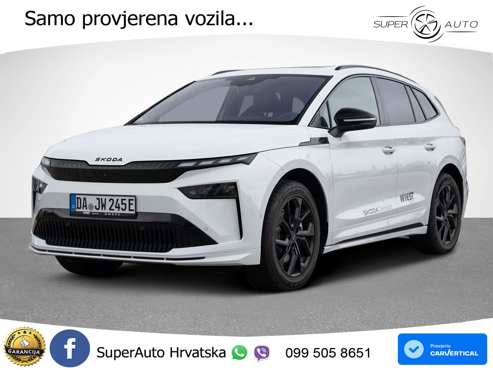 Škoda Enyaq 85 82 kWh (286 KS) LED+GR SJED+ACC