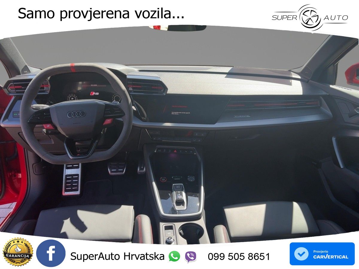 Audi RS3 Sportback 2.5 TFSI (400 KS) quattro S tronic LED+GR SJED+ACC