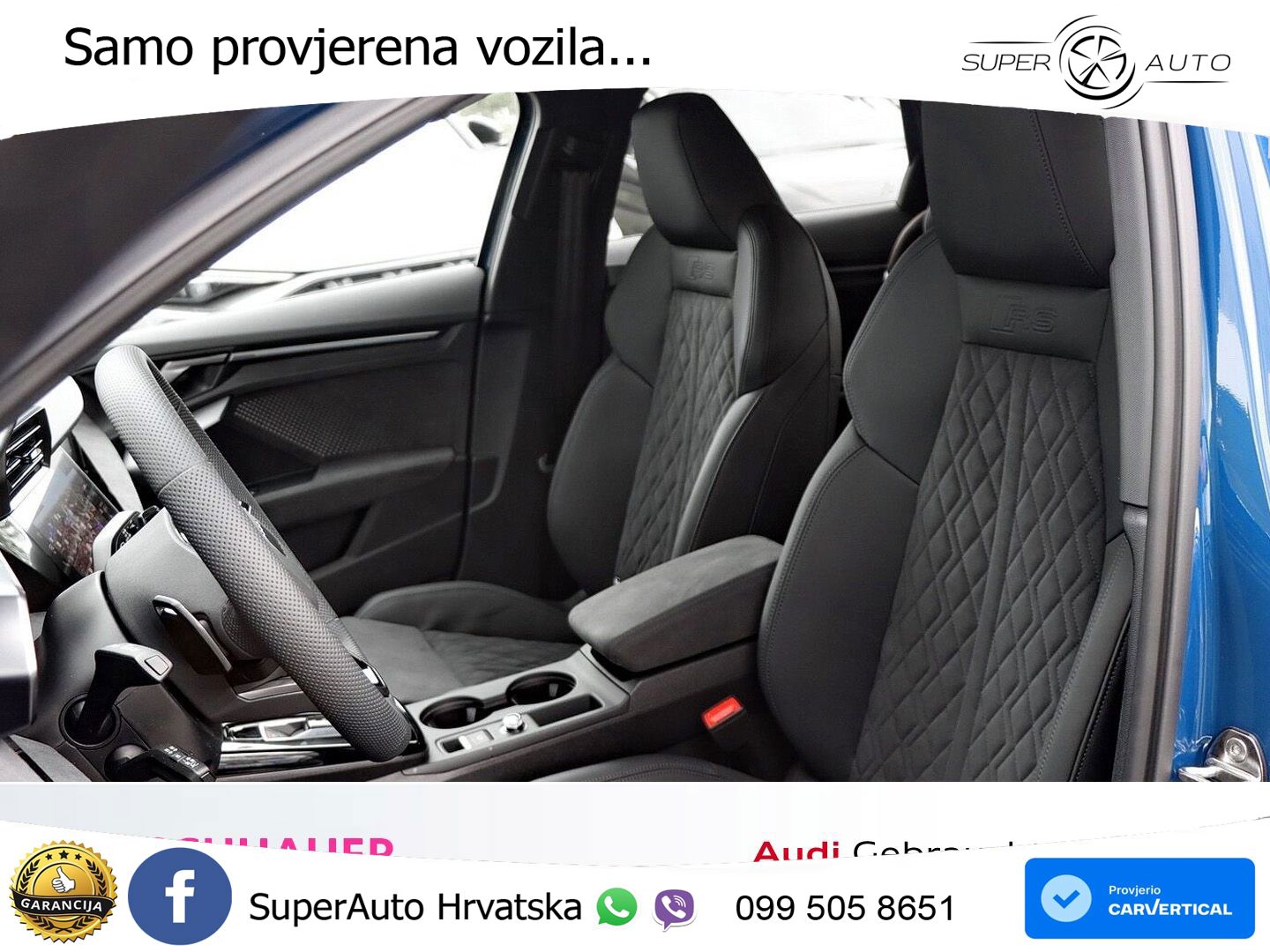 Audi RS3 Sedan 2.5 TFSI (400 KS) quattro S tronic LED+GR SJED+ACC