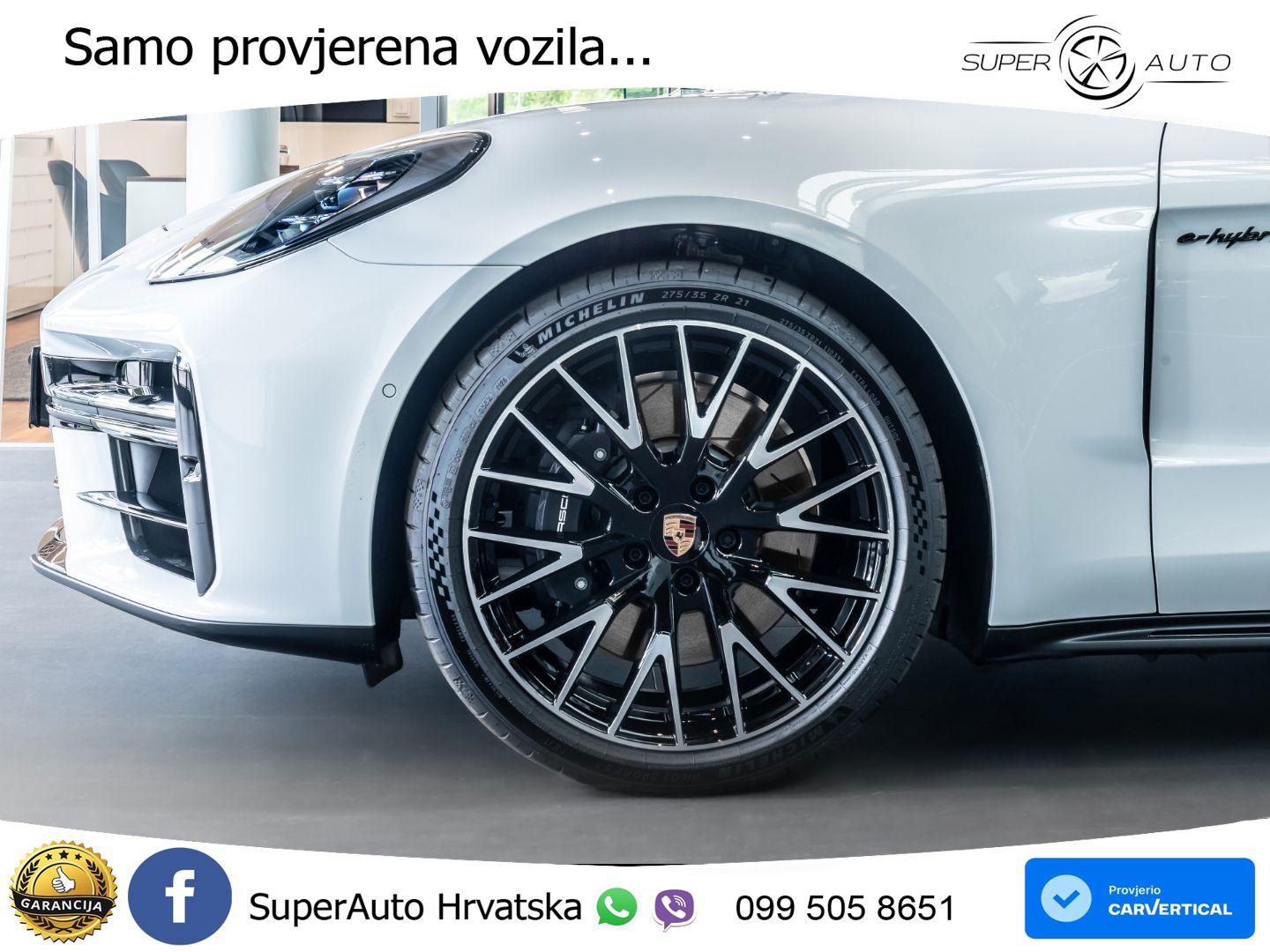 Porsche Panamera 4 2.9 V6 (470 KS) E-Hybrid PDK LED+GR SJED+ACC