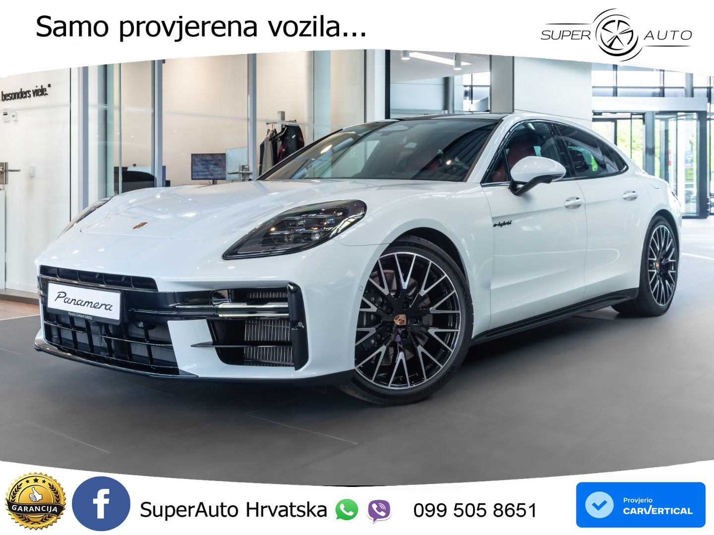 Porsche Panamera 4 2.9 V6 (470 KS) E-Hybrid PDK LED+GR SJED+ACC